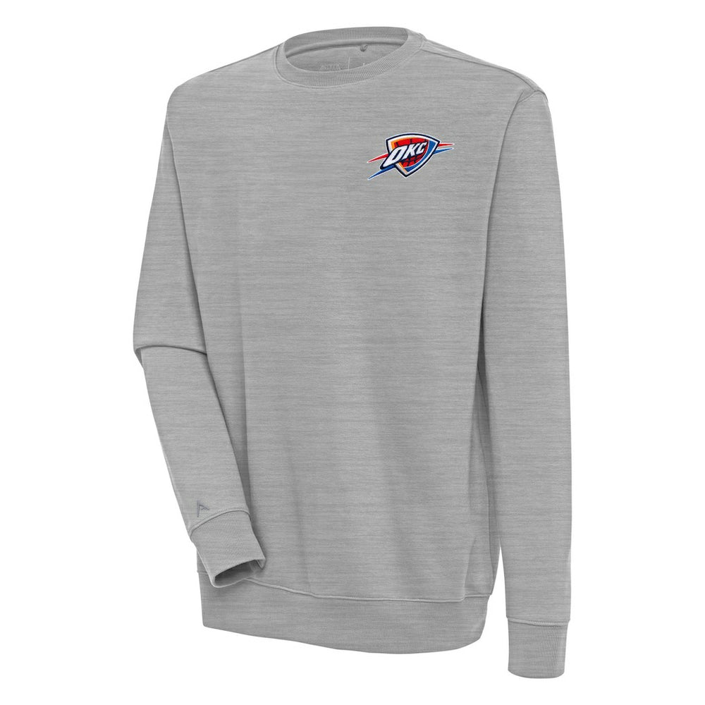 Oklahoma City Thunder Antigua Victory Pullover Sweatshirt Heather Gray