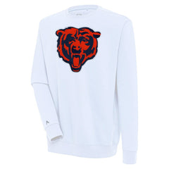 Chicago Bears Antigua Victory Pullover Sweatshirt - White - NFL