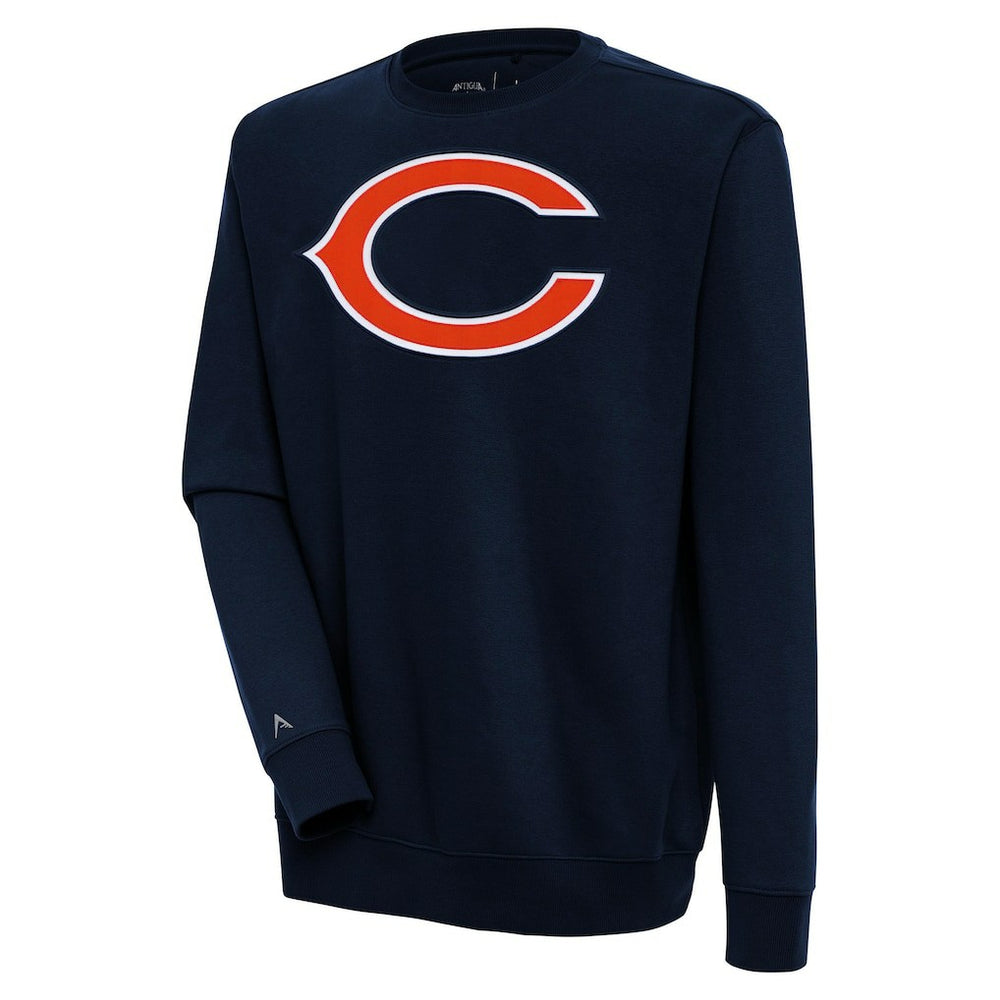 Chicago Bears Antigua Victory Pullover Sweatshirt - Navy - NFL