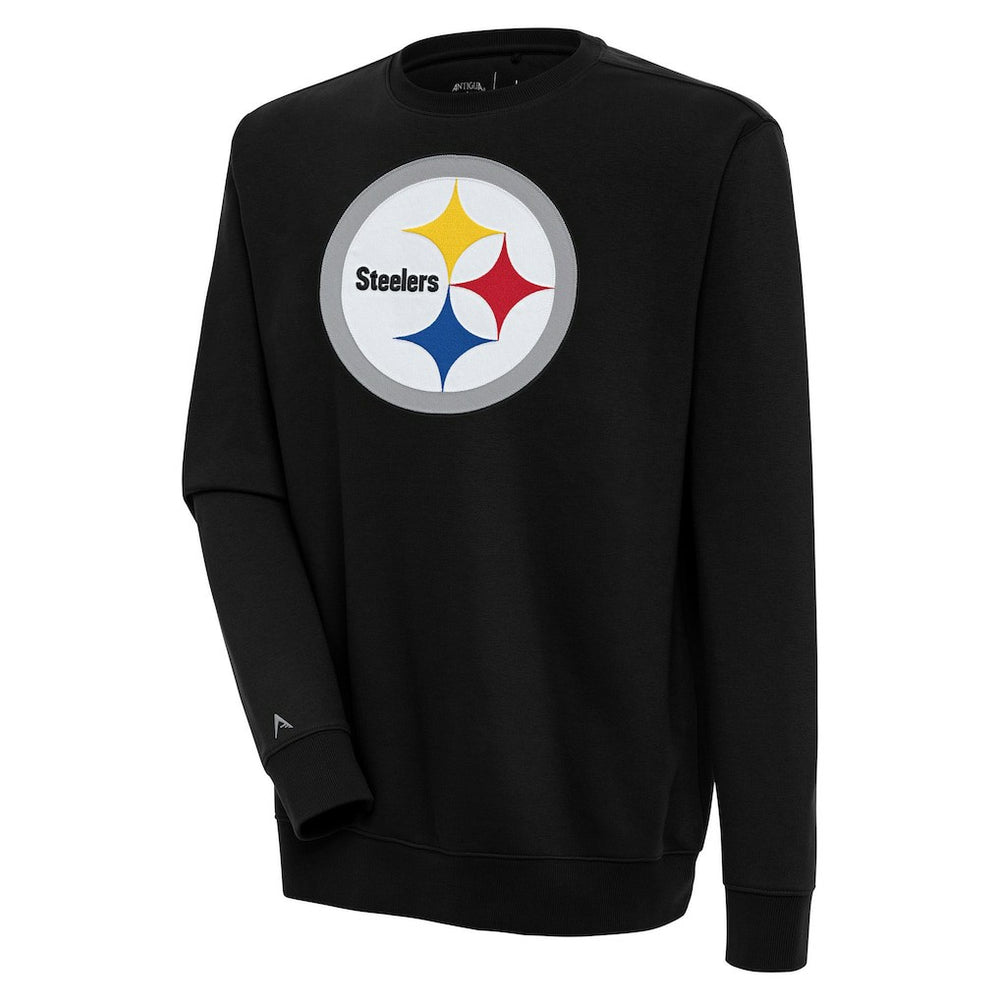 Pittsburgh Steelers Antigua Victory Pullover Sweatshirt - Black - NFL