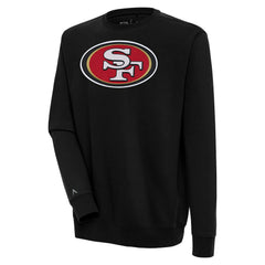 San Francisco 49ers Antigua Victory Pullover Sweatshirt - Black - NFL