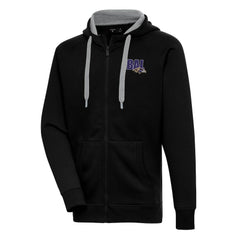 Baltimore Ravens Antigua Victory Full-Zip Hoodie - Black - NFL