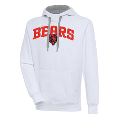 Chicago Bears Antigua Victory Pullover Hoodie - White - NFL