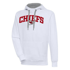 Kansas City Chiefs Antigua Victory Pullover Hoodie - White - NFL