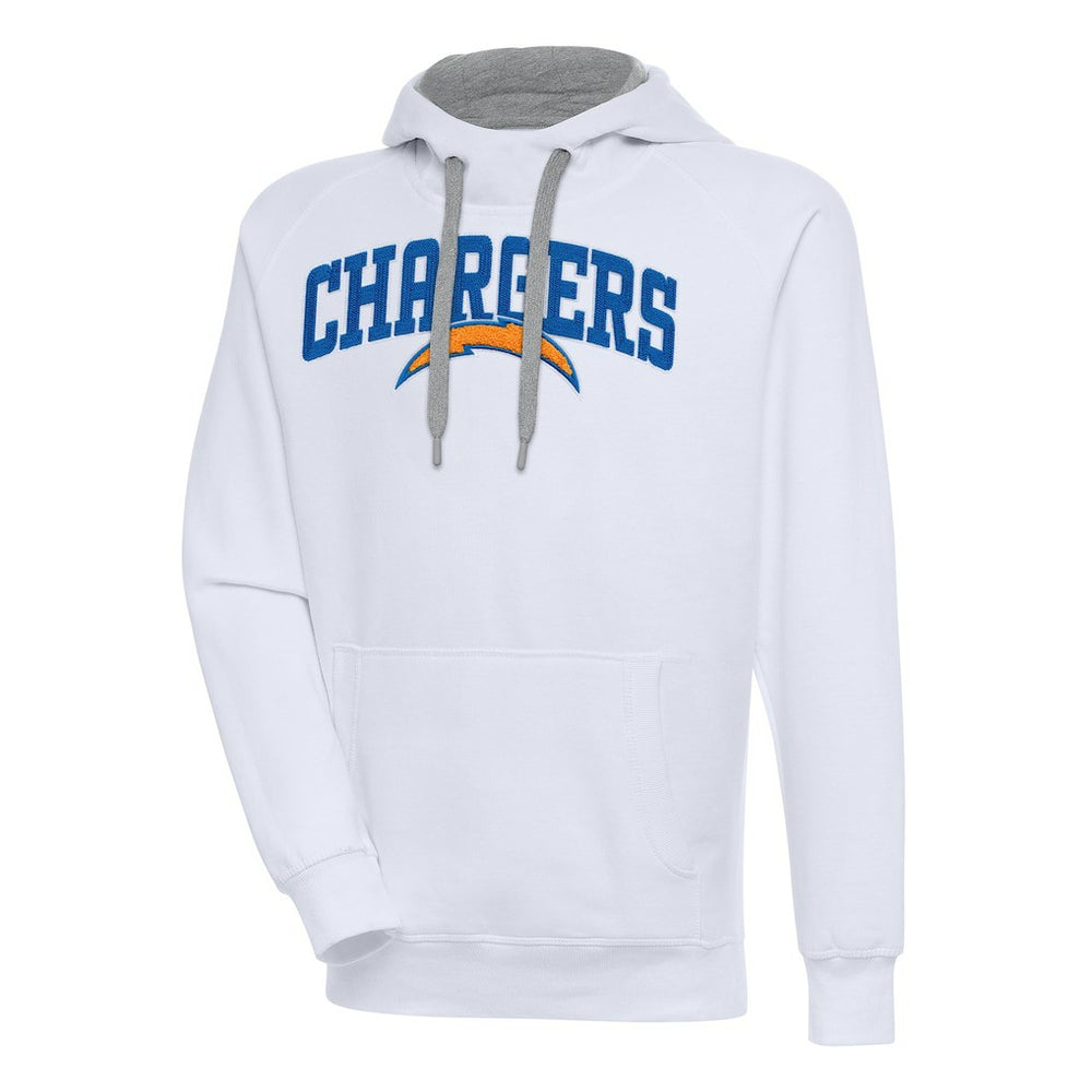 Los Angeles Chargers Antigua Victory Pullover Hoodie - White - NFL