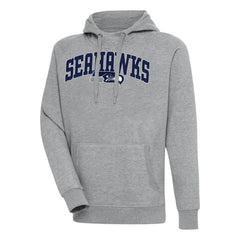 Seattle Seahawks Antigua Victory Pullover Hoodie - Heather Gray - NFL