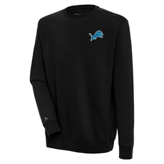 Detroit Lions Antigua Victory Pullover Sweatshirt - Black - NFL