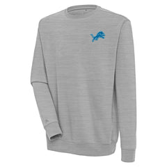 Detroit Lions Antigua Victory Pullover Sweatshirt - Heather Gray - NFL