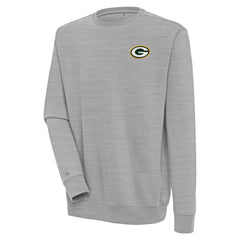 Green Bay Packers Antigua Victory Pullover Sweatshirt - Heather Gray - NFL