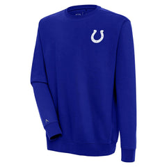 Indianapolis Colts Antigua Victory Pullover Sweatshirt - Royal - NFL