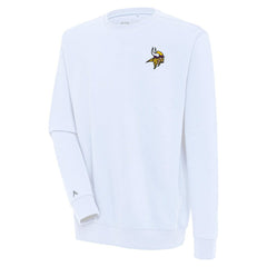 Minnesota Vikings Antigua Victory Pullover Sweatshirt - White - NFL