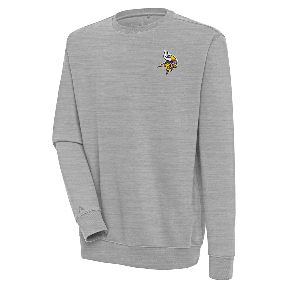 Minnesota Vikings Antigua Victory Pullover Sweatshirt - Heather Gray - NFL
