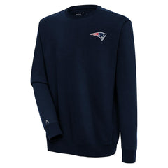 New England Patriots Antigua Victory Pullover Sweatshirt - Navy - NFL