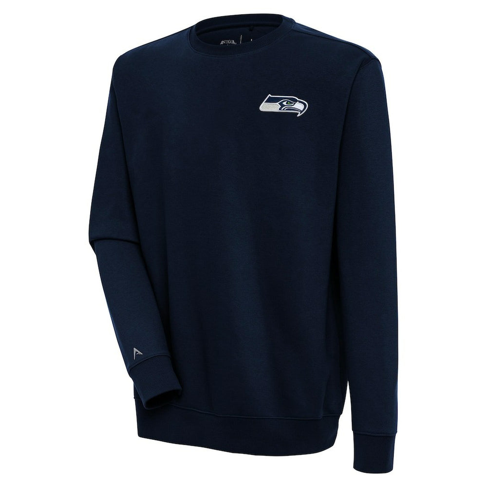 Seattle Seahawks Antigua Victory Pullover Sweatshirt - College Navy - NFL