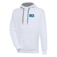 Detroit Lions Antigua Victory Pullover Hoodie - White - NFL