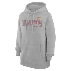 Washington Commanders G-III 4Her by Carl Banks Women's Dot Print Pullover Hoodie - Heather Gray - NFL