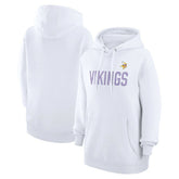 Minnesota Vikings G-III 4Her by Carl Banks Women's Dot Print Pullover Hoodie - White - NFL