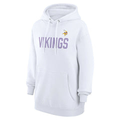 Minnesota Vikings G-III 4Her by Carl Banks Women's Dot Print Pullover Hoodie - White - NFL