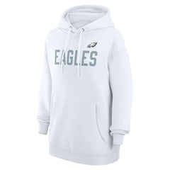 Philadelphia Eagles G-III 4Her by Carl Banks Women's Dot Print Pullover Hoodie - White - NFL