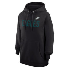 Philadelphia Eagles G-III 4Her by Carl Banks Women's Dot Print Pullover Hoodie - Black - NFL
