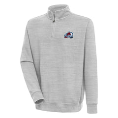 Colorado Avalanche Antigua Victory Quarter-Zip Pullover Top - Heather Gray | NHL discount