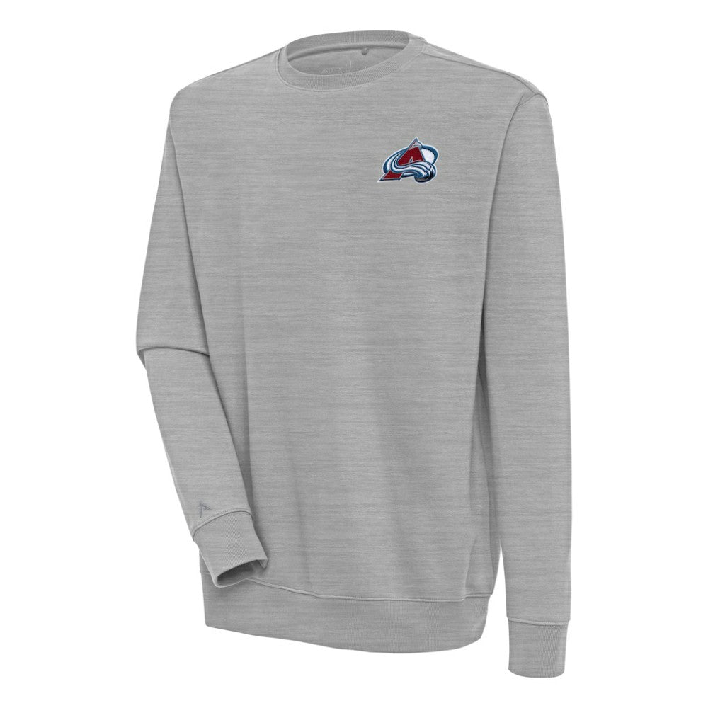 Colorado Avalanche Antigua Victory Pullover Sweatshirt - Heather Gray | NHL Clearance
