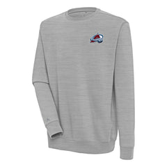 Colorado Avalanche Antigua Victory Pullover Sweatshirt - Heather Gray | NHL Clearance