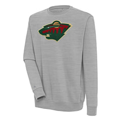 Minnesota Wild Antigua Victory Pullover Sweatshirt - Heather Gray | NHL on sale