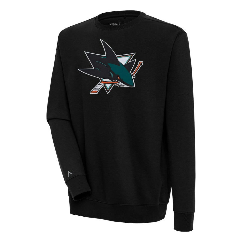 San Jose Sharks Antigua Victory Pullover Sweatshirt - Black | NHL near me
