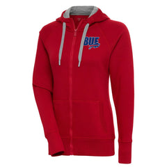 Buffalo Bills Antigua Women's Victory Full-Zip Hoodie - Red - NFL