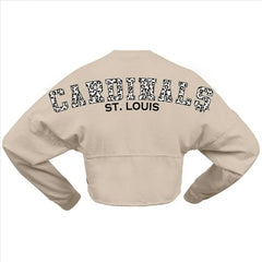 St. Louis Cardinals Fanatics Women's Long Sleeve Cropped Jersey T-Shirt for sale
