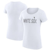 Chicago White Sox G-III 4Her by Carl Banks Women's Super-Slim Fit Lightweight Dot Print T-Shirt Outlet