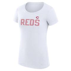 Cincinnati Reds G-III 4Her by Carl Banks Women's Super-Slim Fit Lightweight Dot Print T-Shirt Near Me