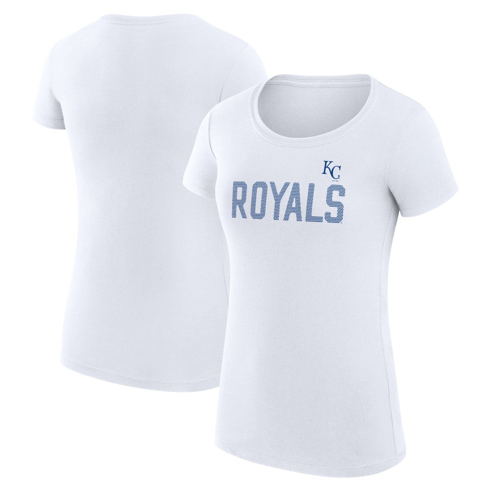 Kansas City Royals G-III 4Her by Carl Banks Women's Super-Slim Fit Lightweight Dot Print T-Shirt Online