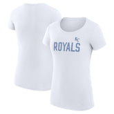 Kansas City Royals G-III 4Her by Carl Banks Women's Super-Slim Fit Lightweight Dot Print T-Shirt Online