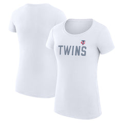 Minnesota Twins G-III 4Her by Carl Banks Women's Super-Slim Fit Lightweight Dot Print T-Shirt Discount