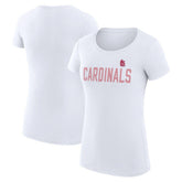 St. Louis Cardinals G-III 4Her by Carl Banks Women's Super-Slim Fit Lightweight Dot Print T-Shirt Outlet