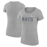 Tampa Bay Rays G-III 4Her by Carl Banks Women's Super-Slim Fit Lightweight Dot Print T-Shirt Sale
