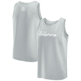 Miami Dolphins Elements Tank Top - Gray - Fanatics