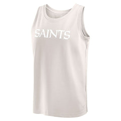 New Orleans Saints Elements Tank Top - Cream - Fanatics