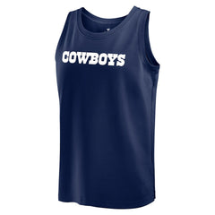 Dallas Cowboys Elements Tank Top - Navy - Fanatics