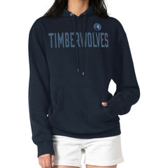Minnesota Timberwolves G-III 4Her by Carl Banks Women's Dot Print Pullover Hoodie Navy