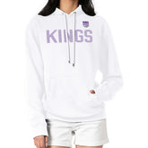 Sacramento Kings G-III 4Her by Carl Banks Women's Dot Print Pullover Hoodie White