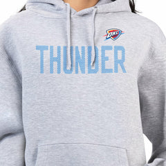 Oklahoma City Thunder G-III 4Her by Carl Banks Women's Dot Print Pullover Hoodie Heather Gray