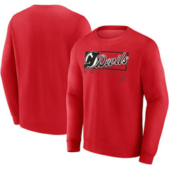 New Jersey Devils Fanatics Focus Fleece Pullover Sweatshirt - Red | Fanatics near me
