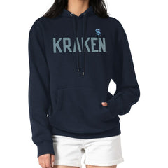 Seattle Kraken G-III 4Her by Carl Banks Women's Dot Print Pullover Hoodie - Navy | NHL on sale