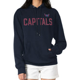 Washington Capitals G-III 4Her by Carl Banks Women's Dot Print Pullover Hoodie - Navy | NHL Clearance