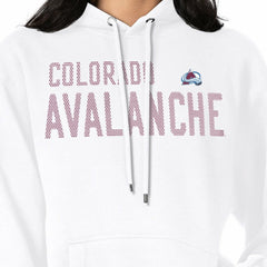 Colorado Avalanche G-III 4Her by Carl Banks Women's Dot Print Pullover Hoodie - White | NHL near me