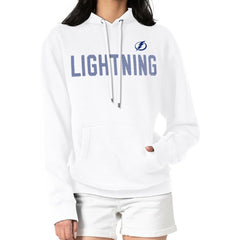 Tampa Bay Lightning G-III 4Her by Carl Banks Women's Dot Print Pullover Hoodie - White | NHL online