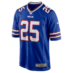 Ty Johnson Buffalo Bills Team Game Jersey - Royal - Nike